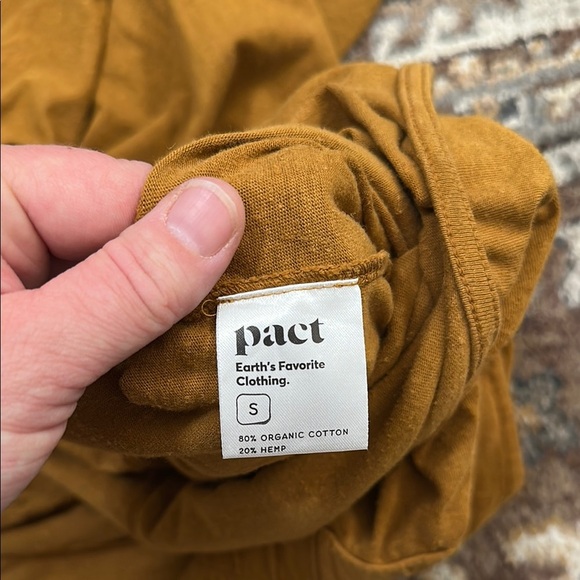 Pact Organic Stylish Brown Jumpsuit S - Picture 6 of 6
